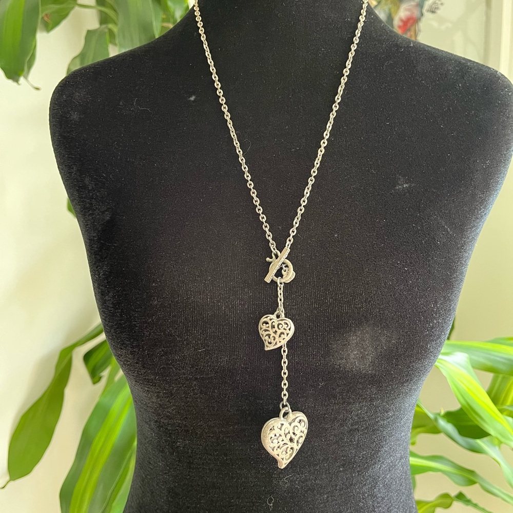Silver Heart Pendant Necklace